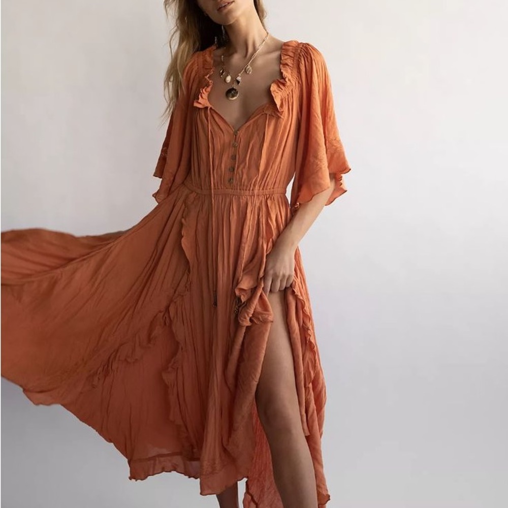 FREE PEOPLE — BEACH BLISS IN ORANGE